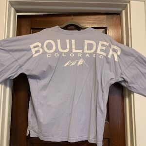 Boulder Colorado Graphic Long Sleeve Shirt